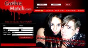 goth dating site uk)